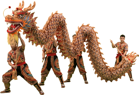 danza del dragón en China